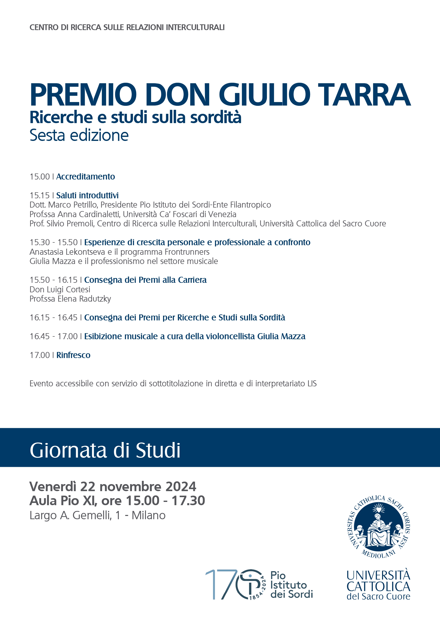 Locandina dell'evento il programma completo è riportato sotto l'immagine