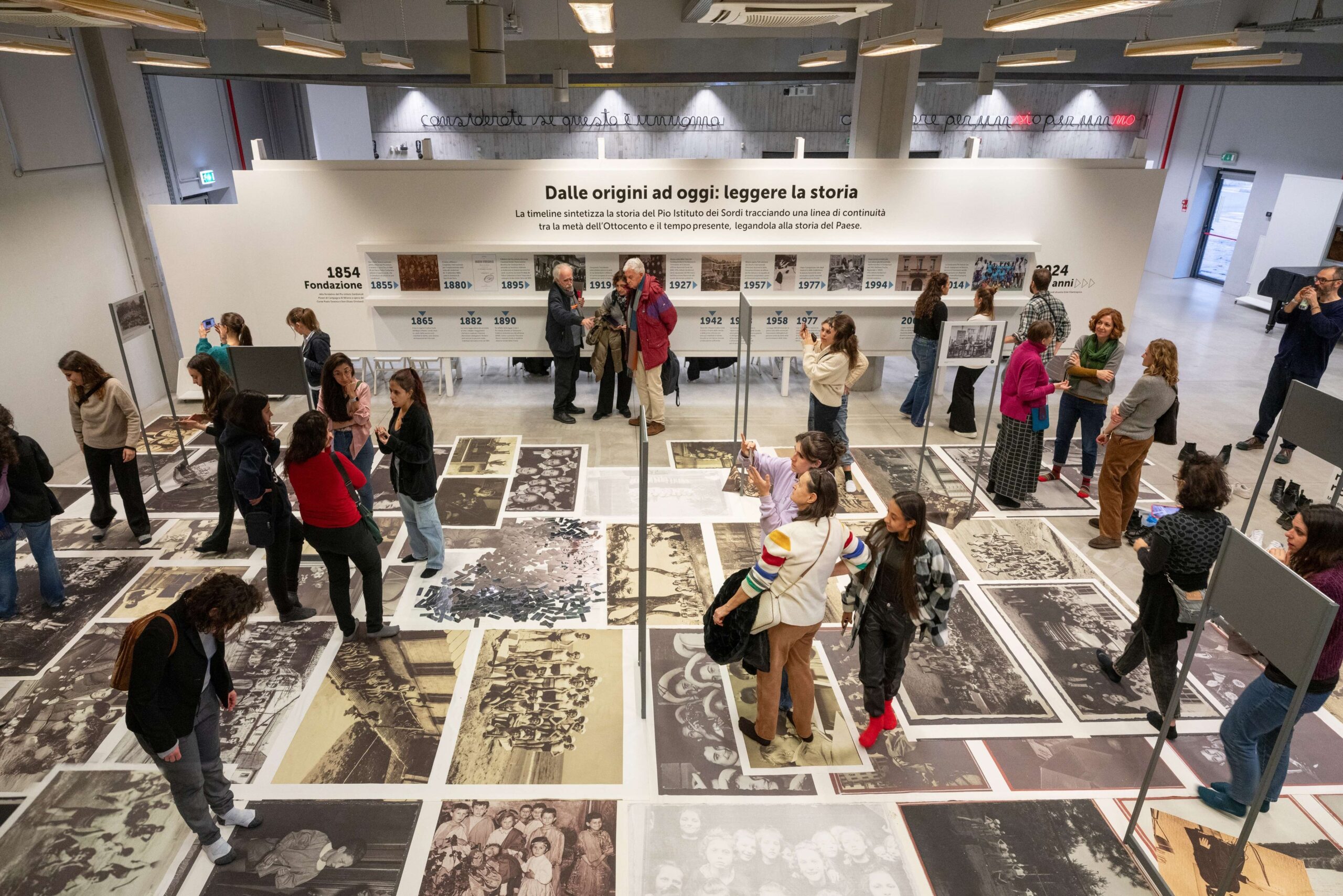 Foto della mostra: vista dall'alto