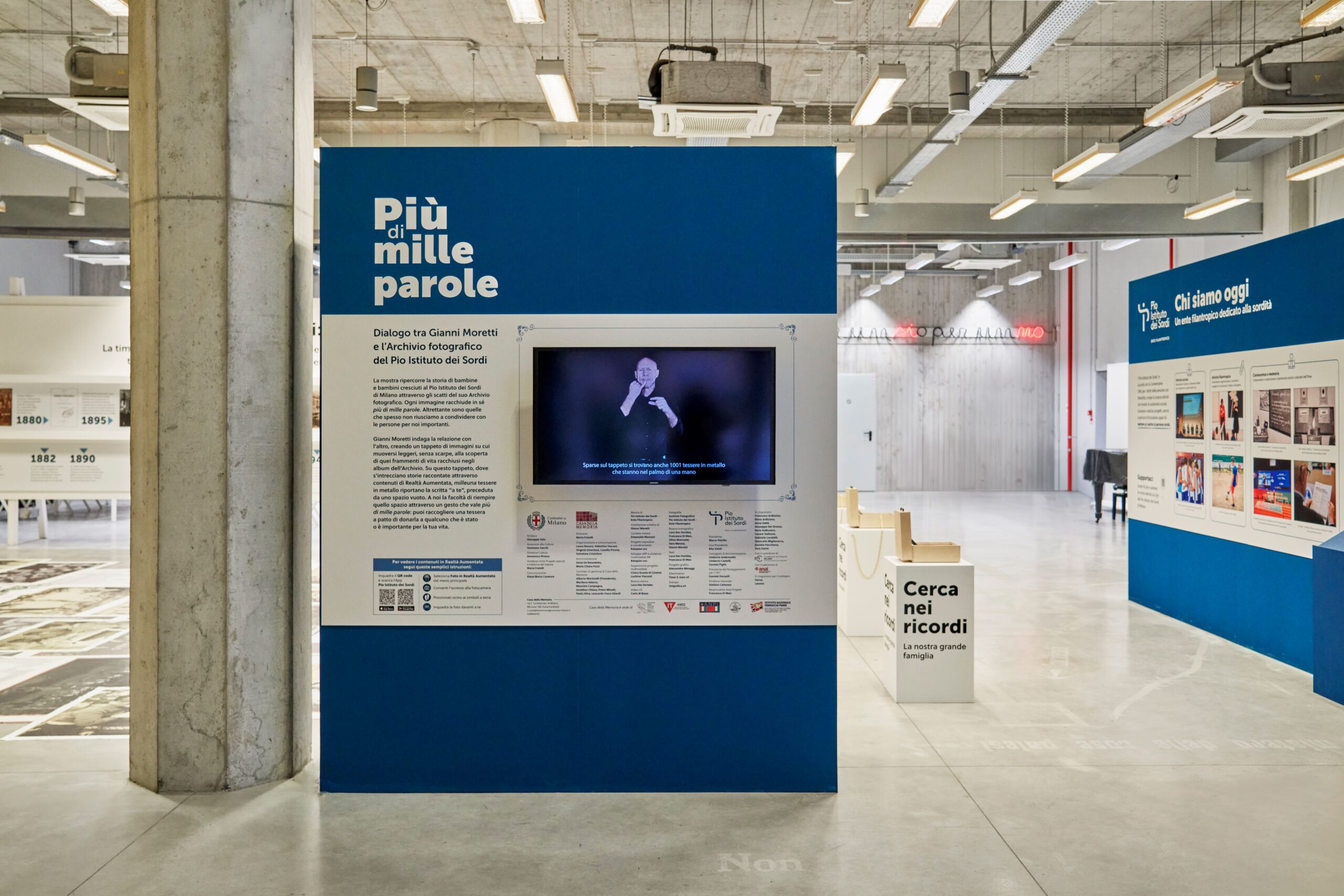 Foto ingresso mostra Più di mille parole